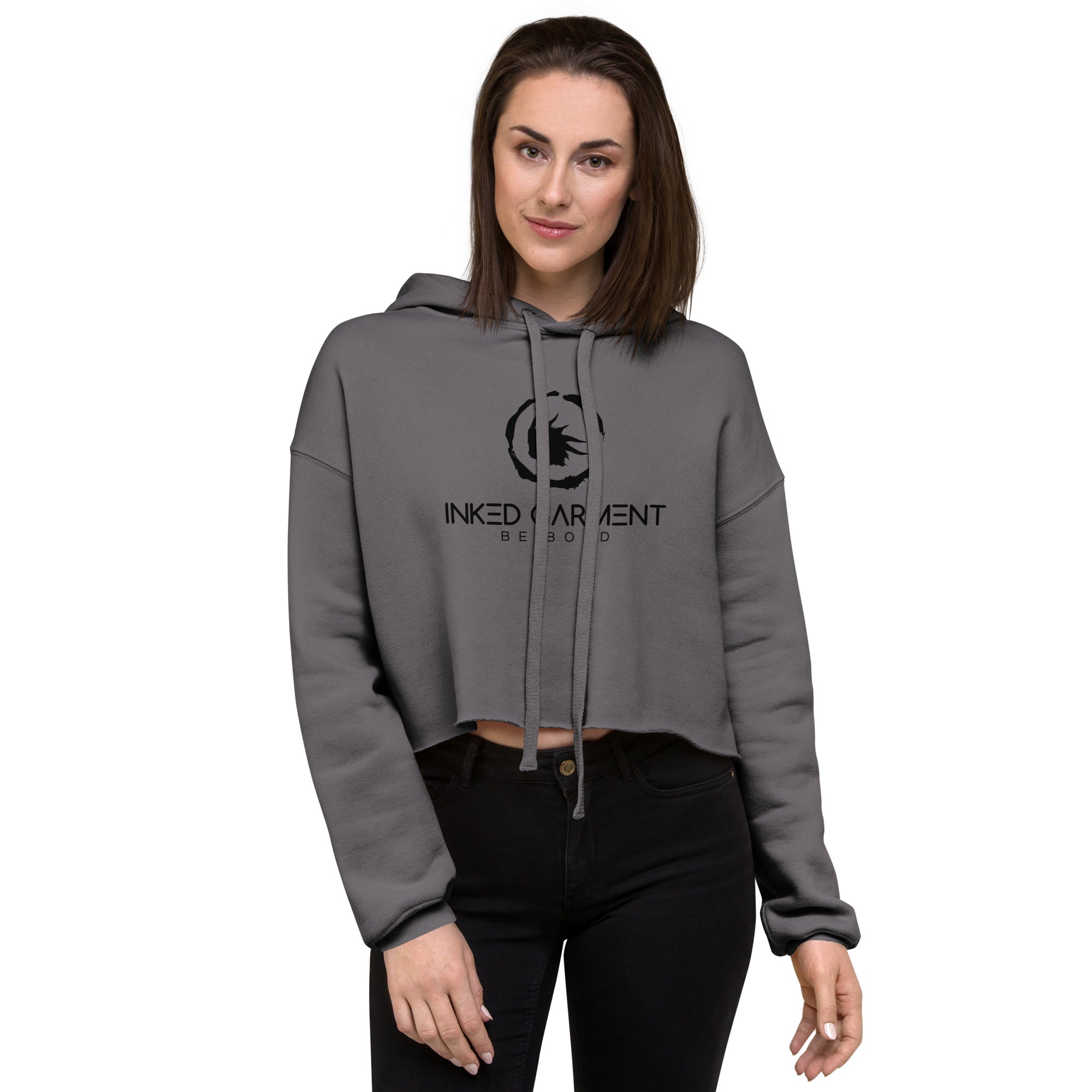 IGS Crop Hoodie Military Green/Storm