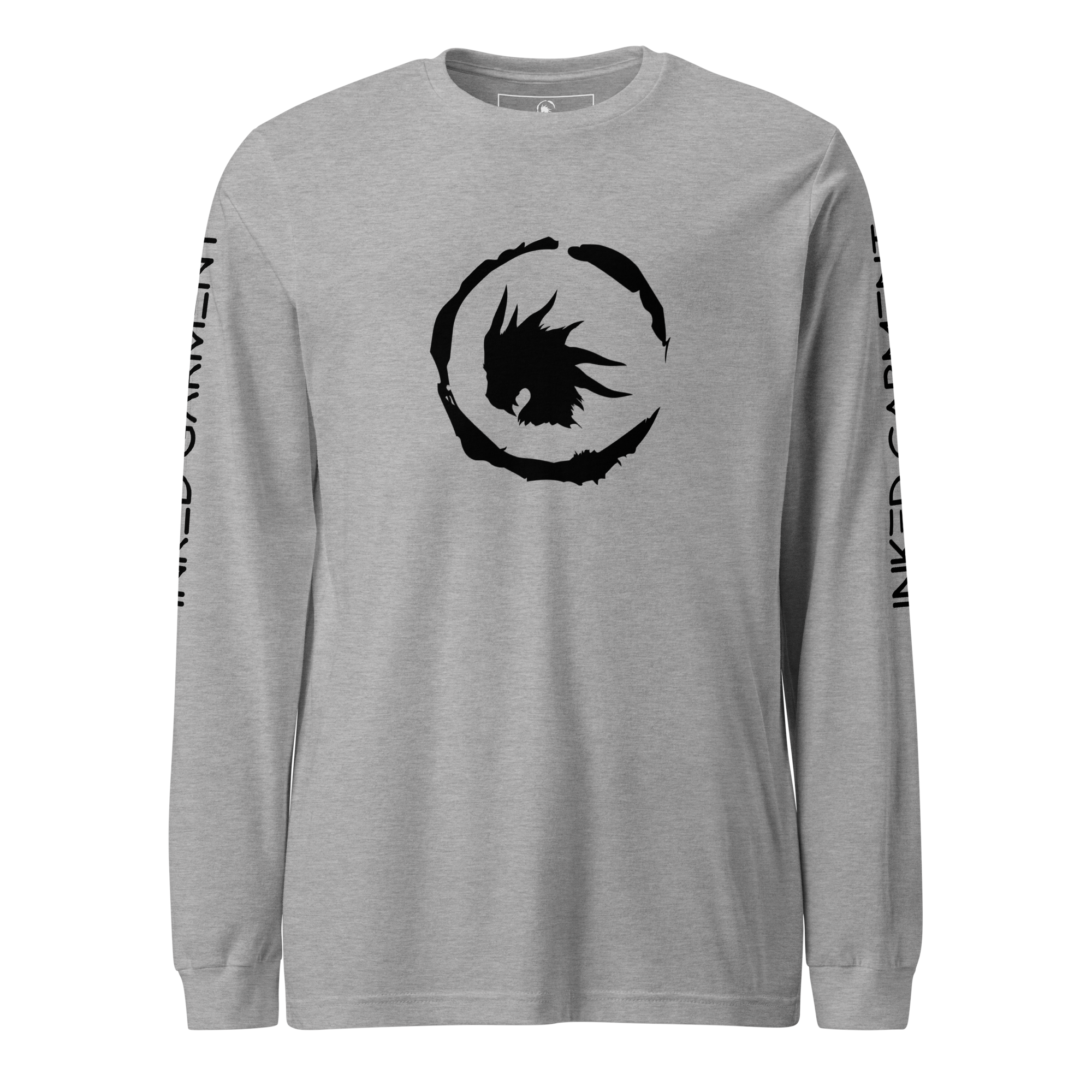 Fierce Essentials Long Sleeve Tee Heather Grey