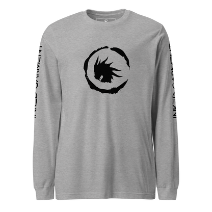 Fierce Essentials Long Sleeve Tee Heather Grey
