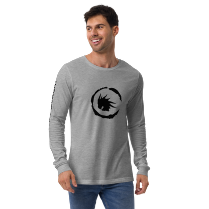 Fierce Essentials Long Sleeve Tee Heather Grey
