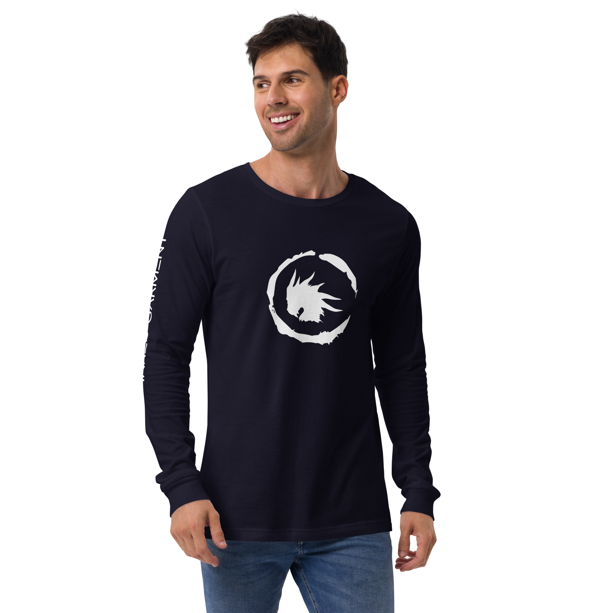 Fierce Essentials Long Sleeve Tee Navy