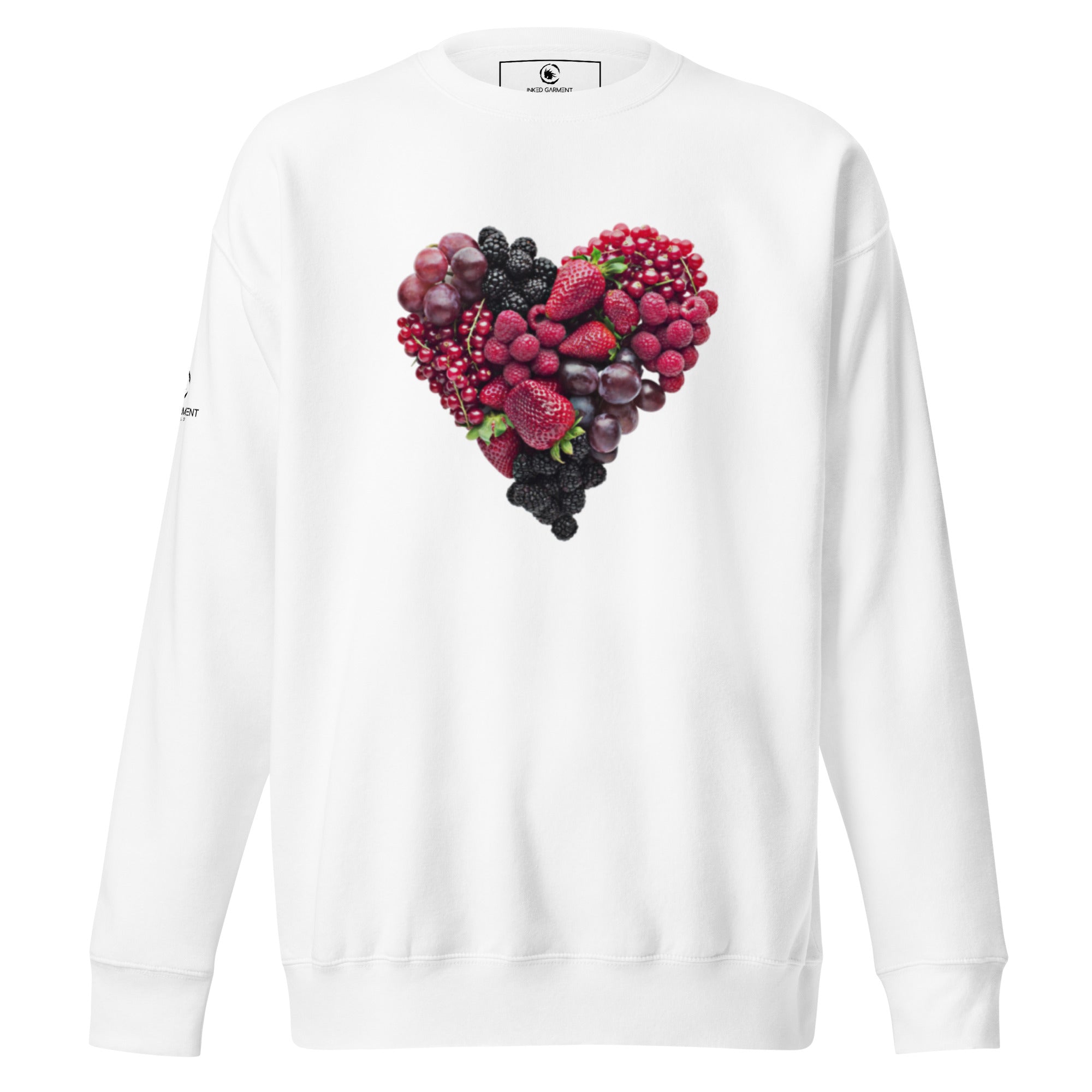 I Heart Fruit Premium Sweatshirt White
