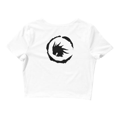 Fierce Essentials Tight Fit Crop Tee White