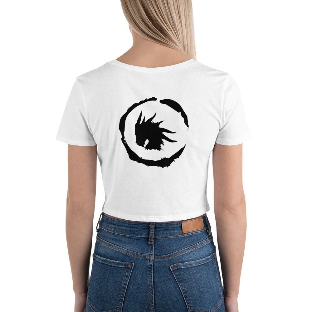 Fierce Essentials Tight Fit Crop Tee White