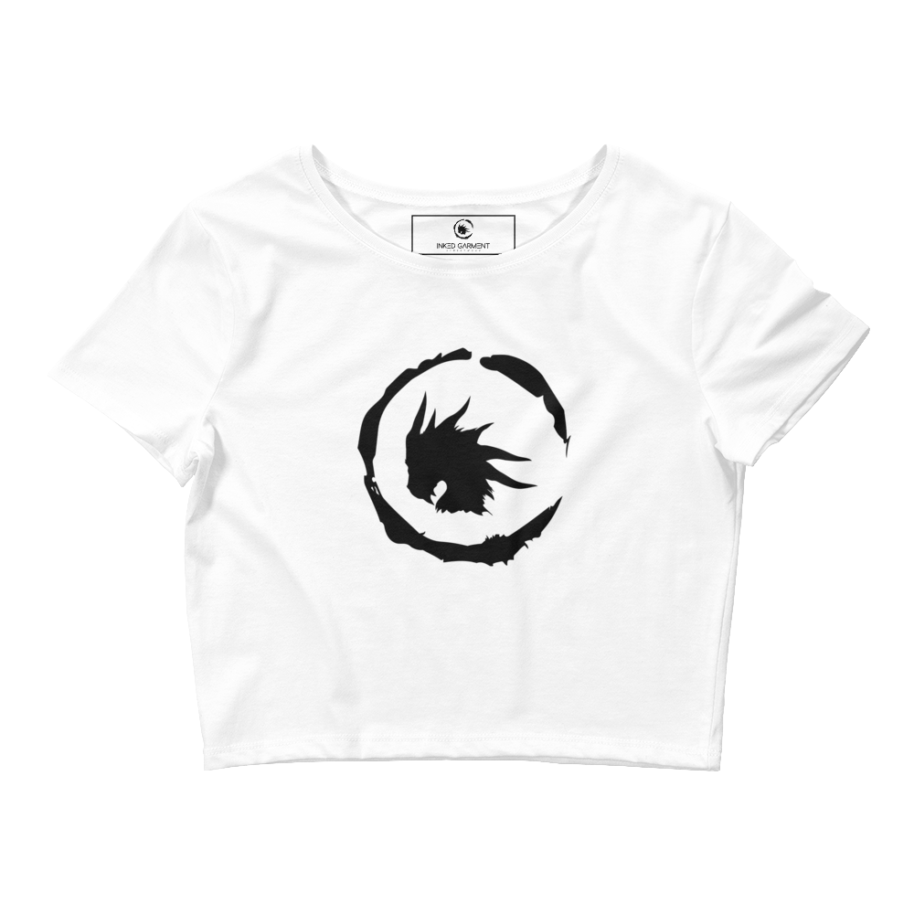Fierce Essentials Tight Fit Crop Tee White