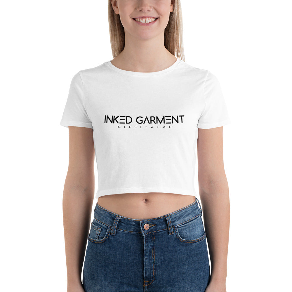 Fierce Essentials Tight Fit Crop Tee White