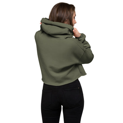 IGS Crop Hoodie Military Green/Storm