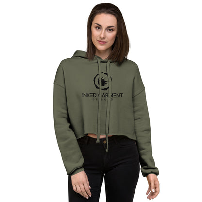IGS Crop Hoodie Military Green/Storm
