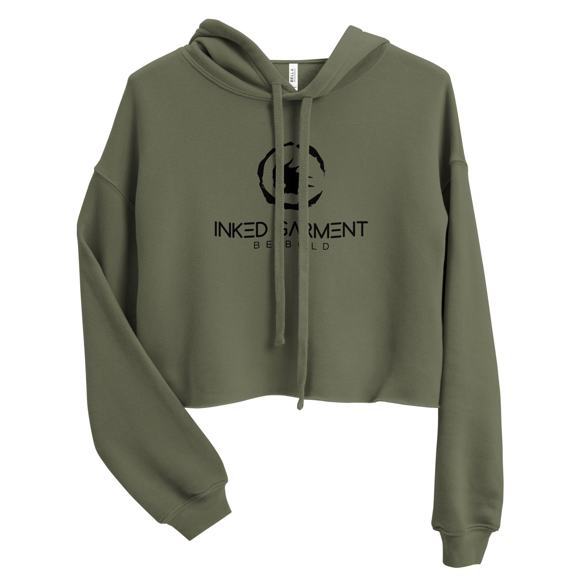 IGS Crop Hoodie Military Green/Storm