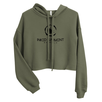IGS Crop Hoodie Military Green/Storm