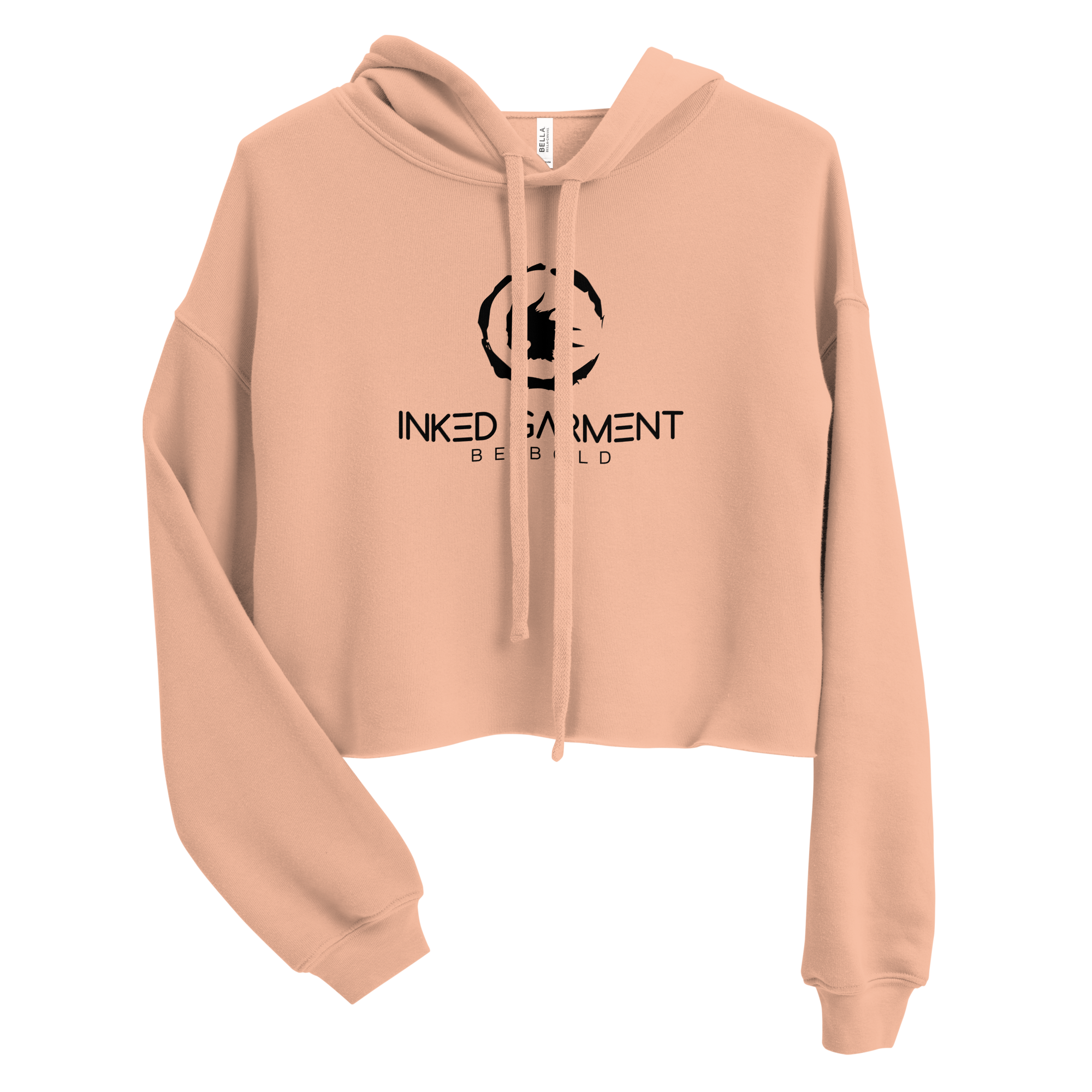 IGS Crop Hoodie Peach