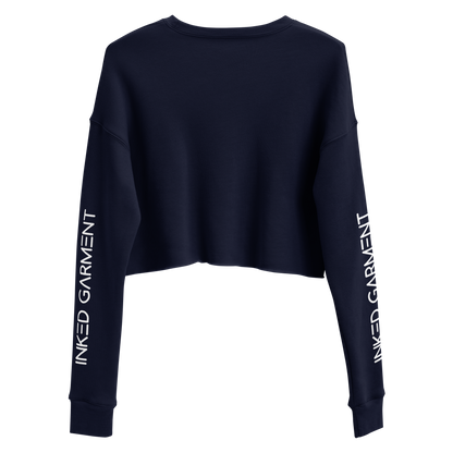 Fierce Essentials Crop Sweatshirt Navy