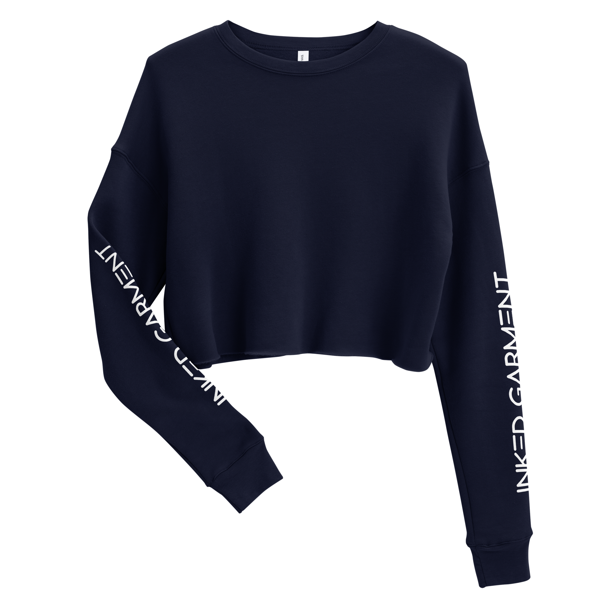Fierce Essentials Crop Sweatshirt Navy