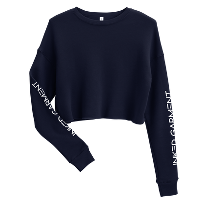 Fierce Essentials Crop Sweatshirt Navy