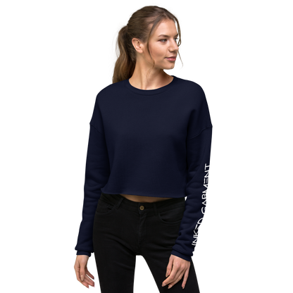 Fierce Essentials Crop Sweatshirt Navy