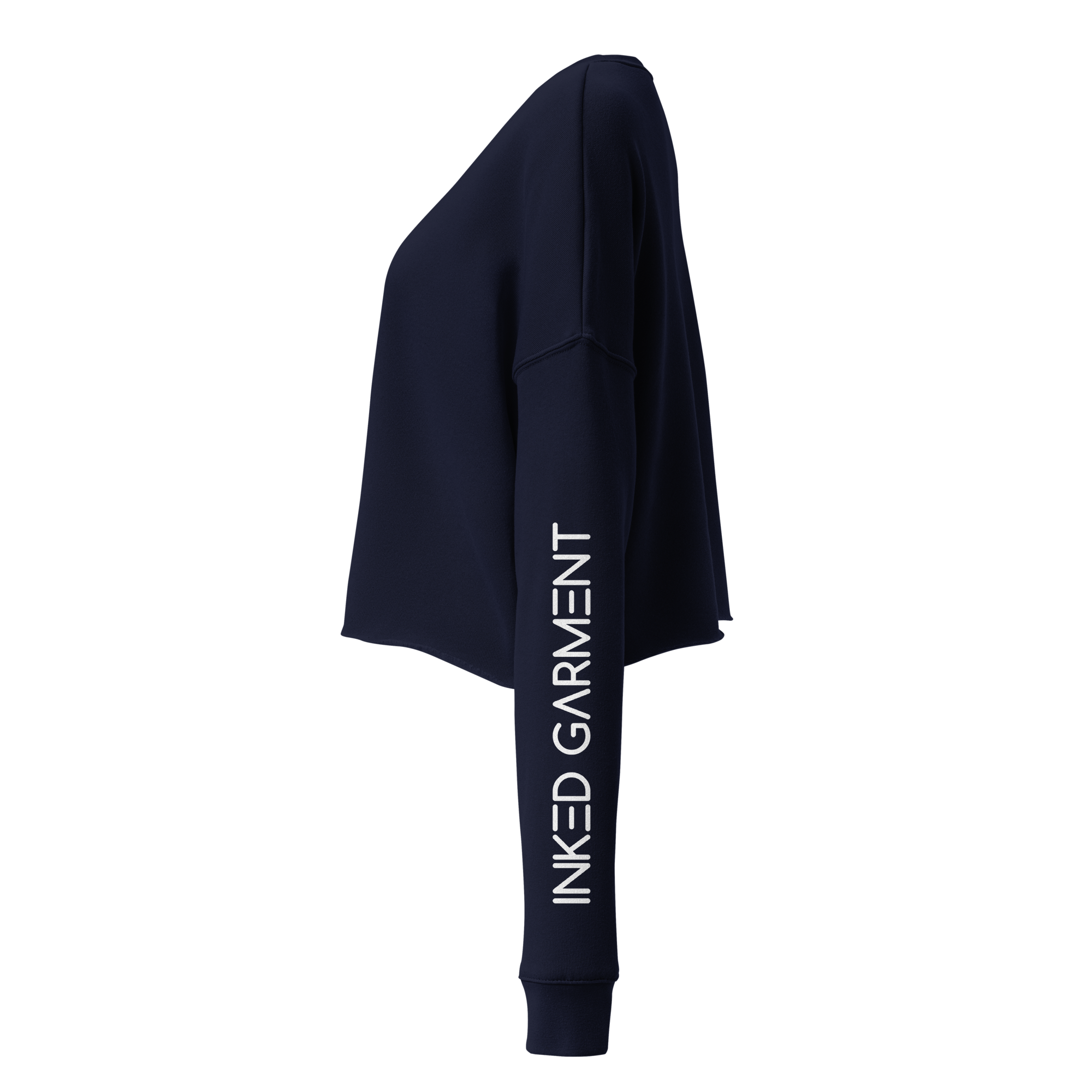 Fierce Essentials Crop Sweatshirt Navy