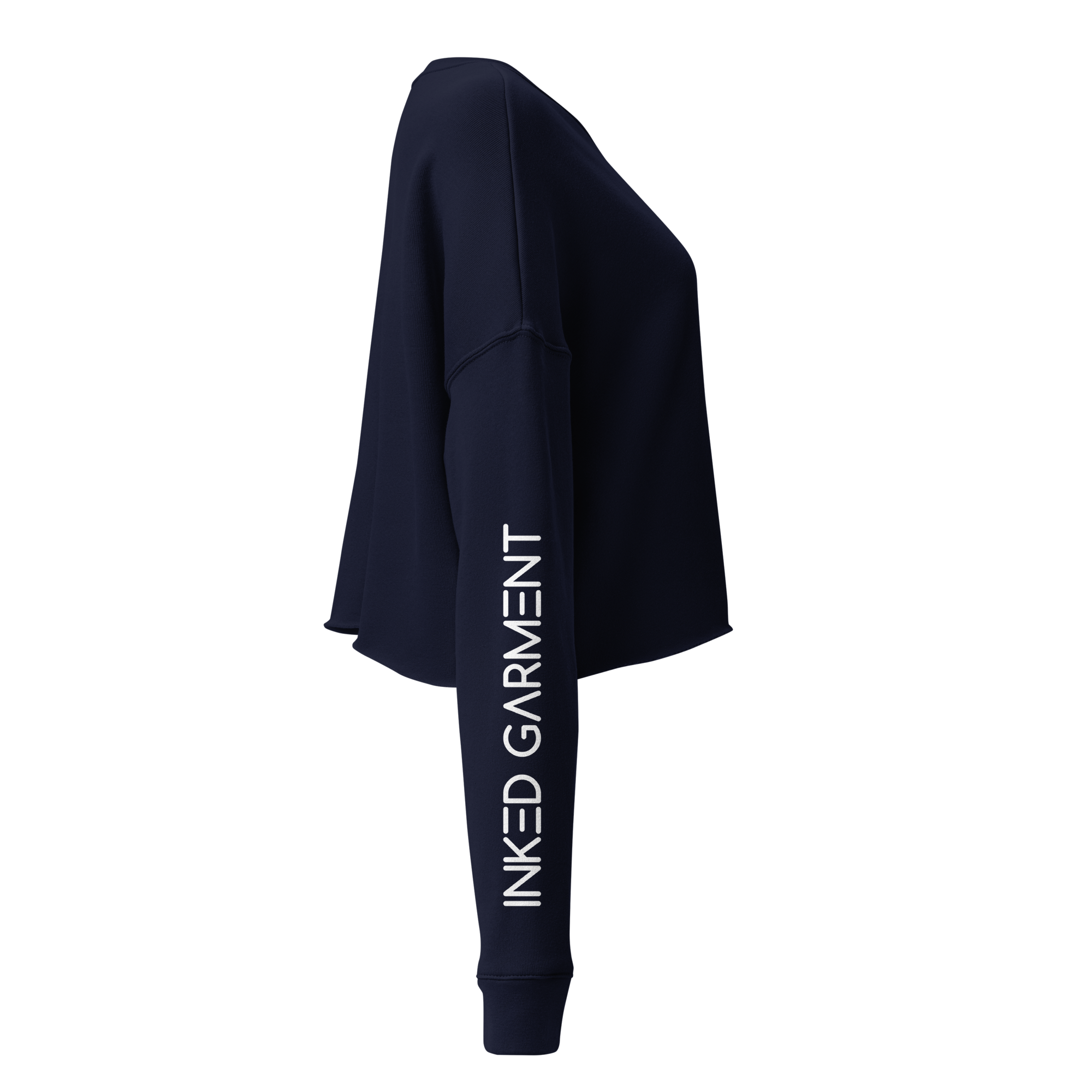 Fierce Essentials Crop Sweatshirt Navy