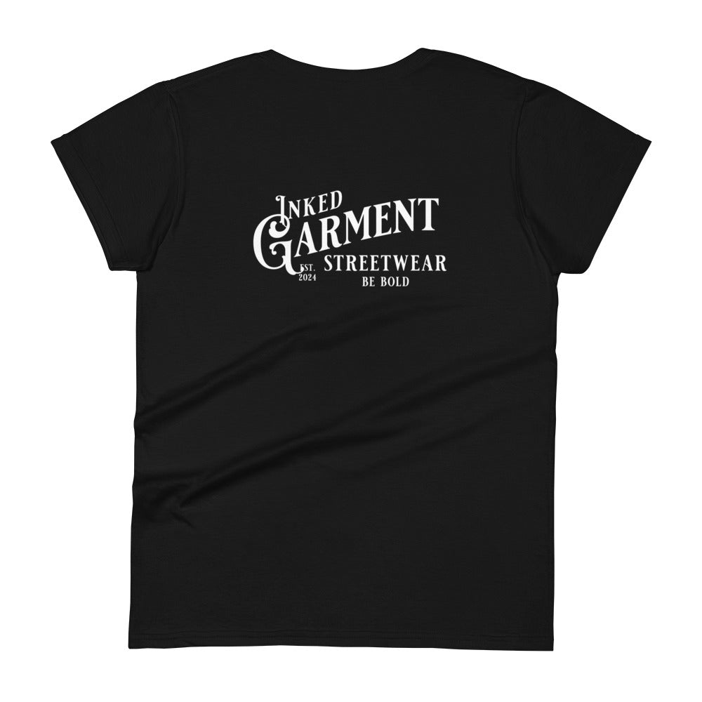 IGS Black Fashion Fit Tee (Back Print)