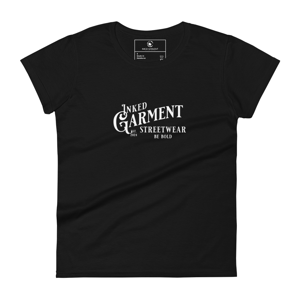 IGS Black Fashion Fit Tee (Front Print)