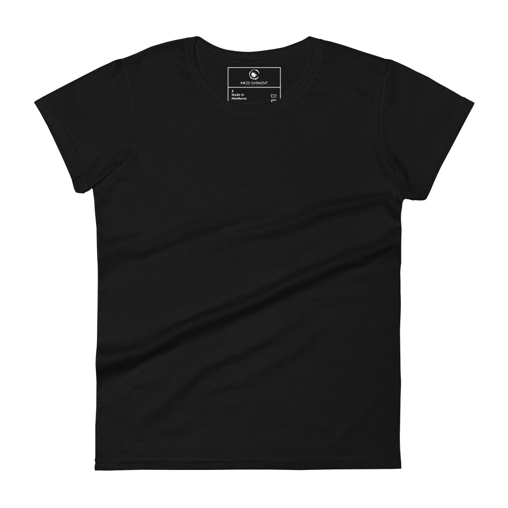 IGS Black Fashion Fit Tee (Back Print)