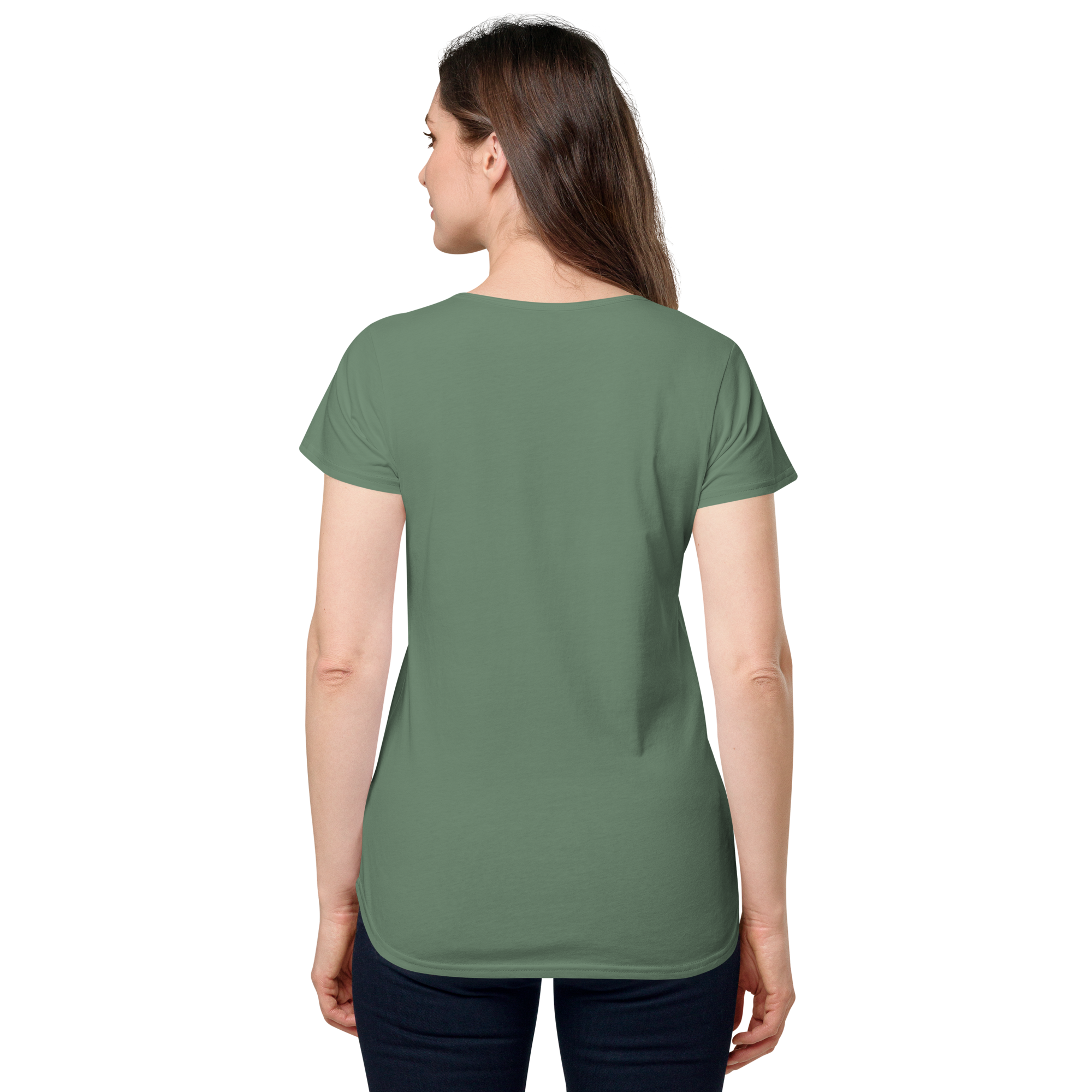Fierce Essentials Round Neck Tee Sage