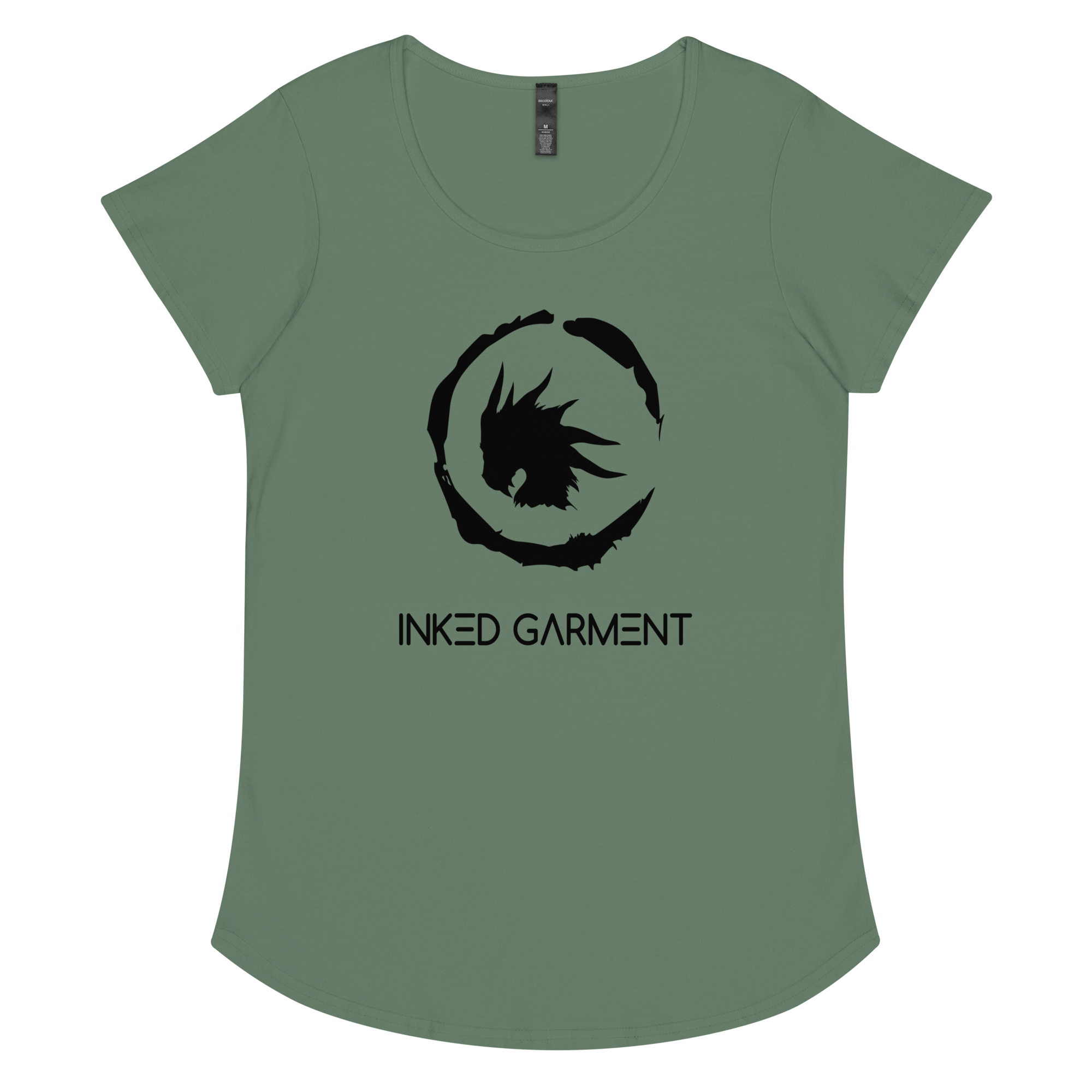 Fierce Essentials Round Neck Tee Sage