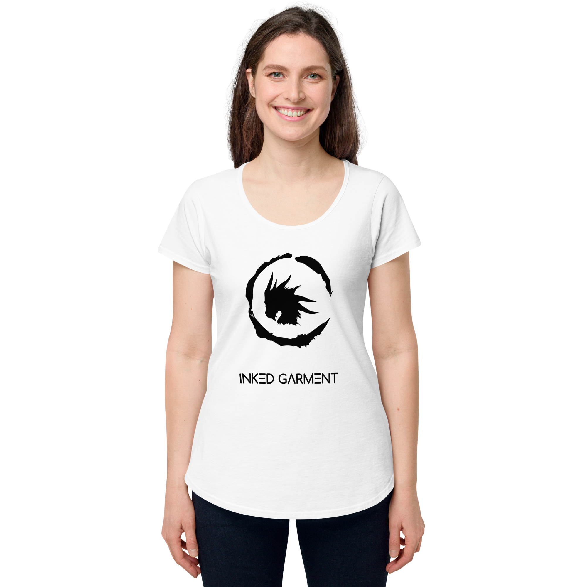 Fierce Essentials Round Neck Tee White
