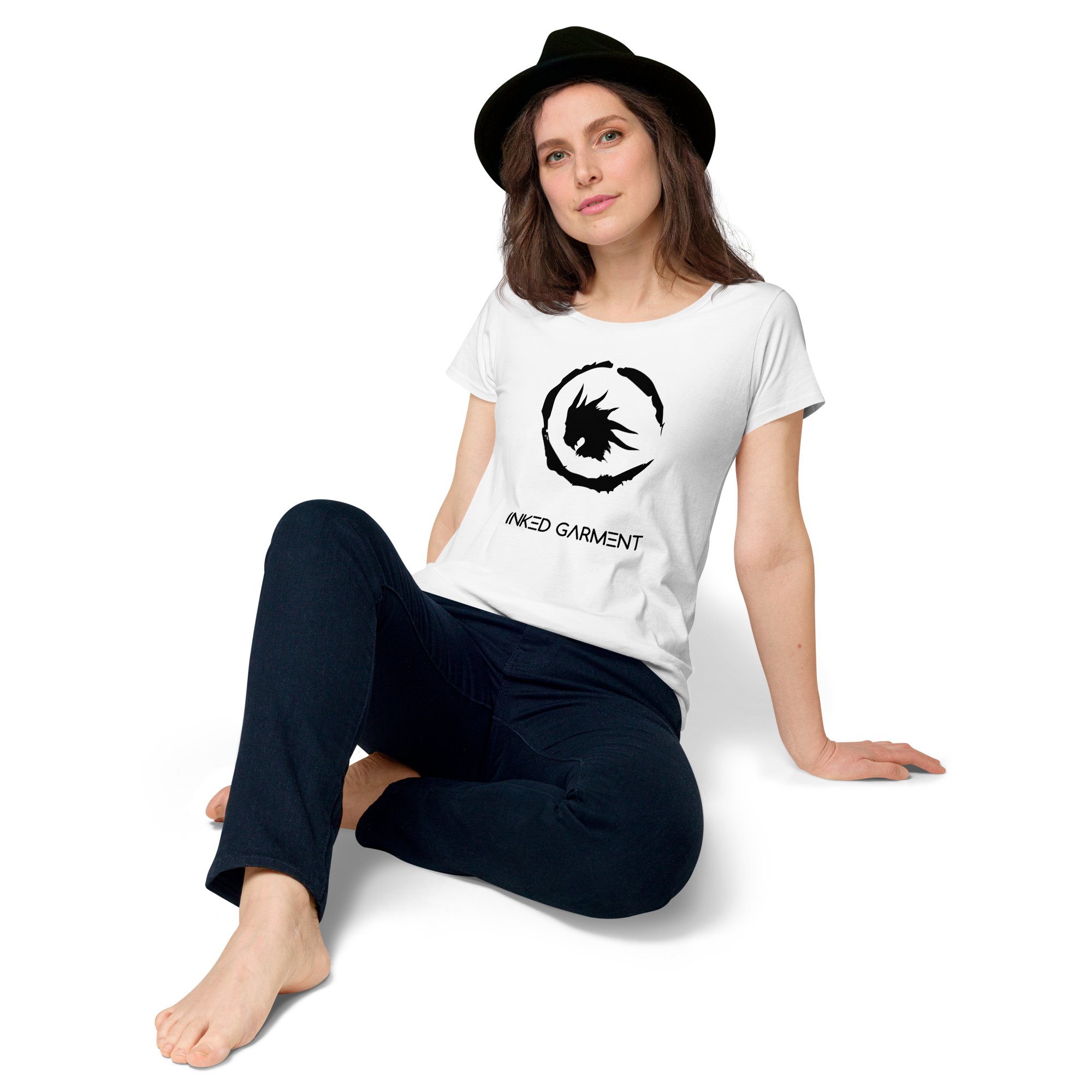 Fierce Essentials Round Neck Tee White